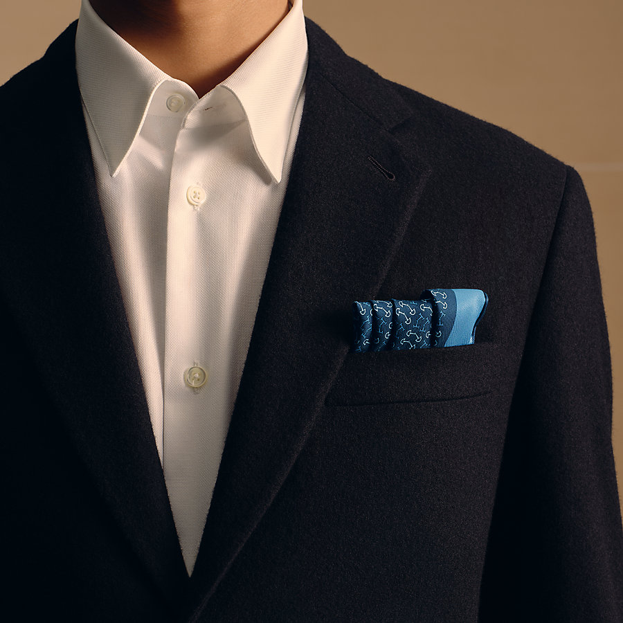 H Mors pocket square 45 | Hermès Mainland China